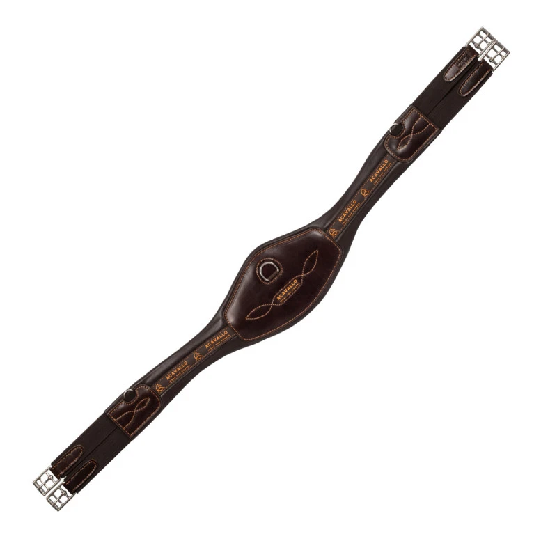 Anatomischer Springsattelgurt Leder