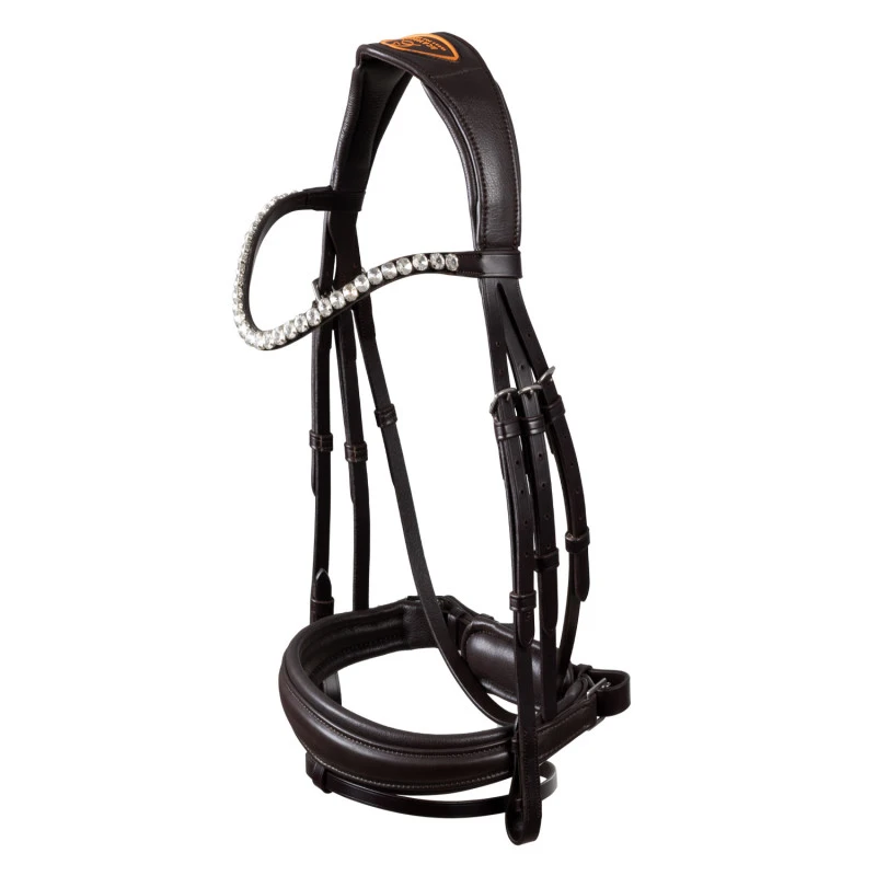 Starry night calfskin bridle