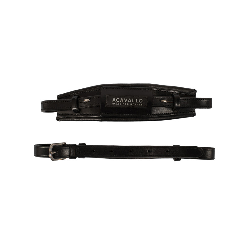 Hackamore noseband calfskin