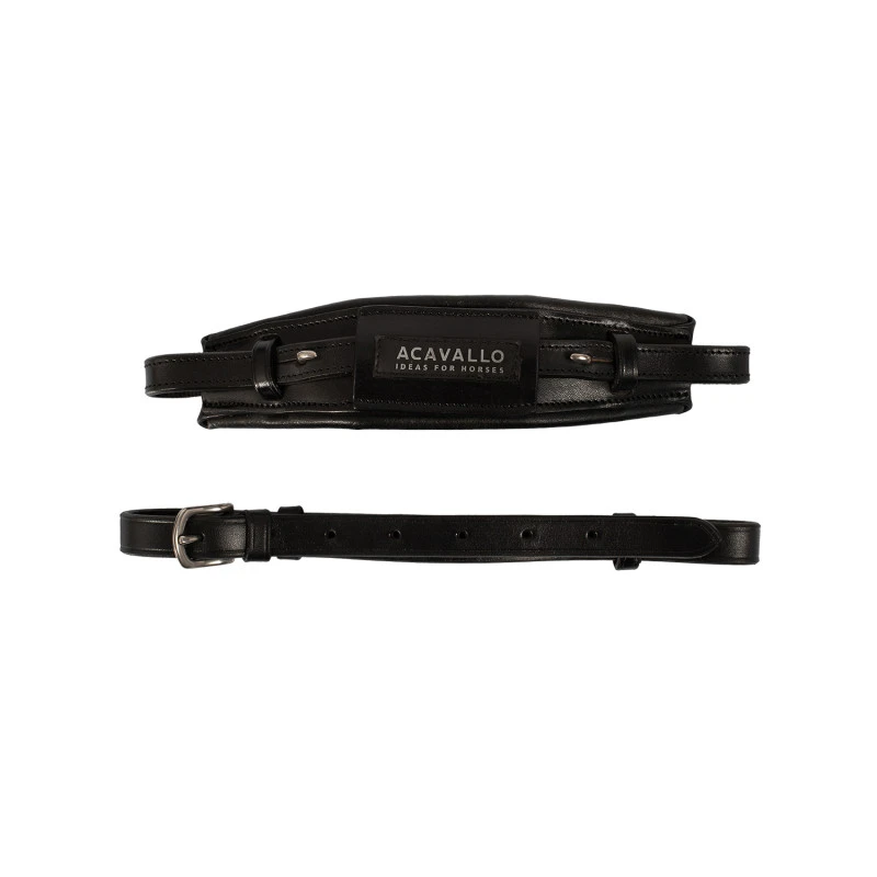 Hackamore noseband calfskin