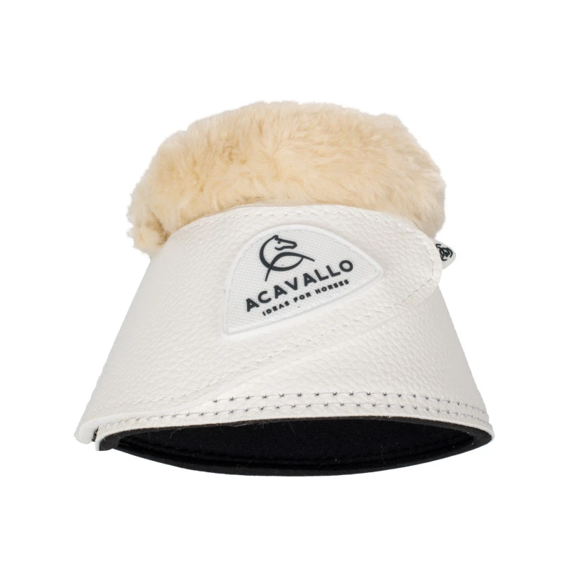Guêtres en mouton synthétique à fermeture velcro