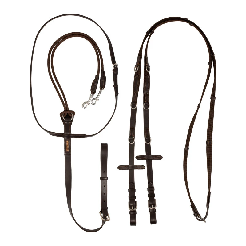Thiedemann reins tubular nylon