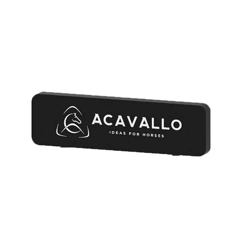 Black foamed PVC 79X25 Acavallo