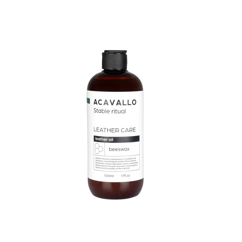 Huile cuir à la cire d’abeille 500 ml