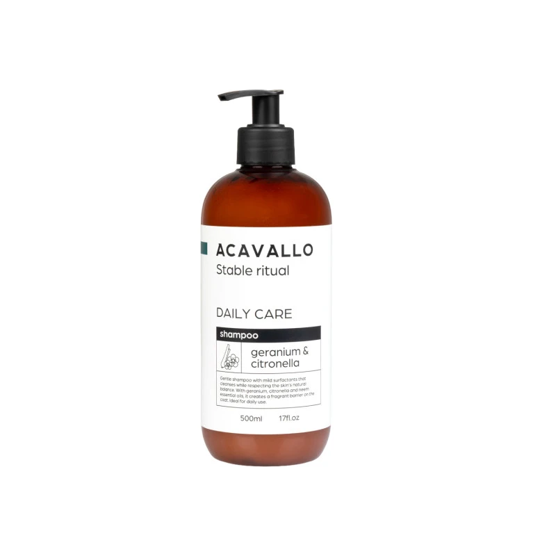 Shampoo citronnelle, géranium et neem