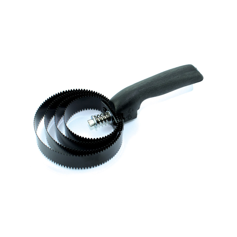 Round Metallic Curry Comb