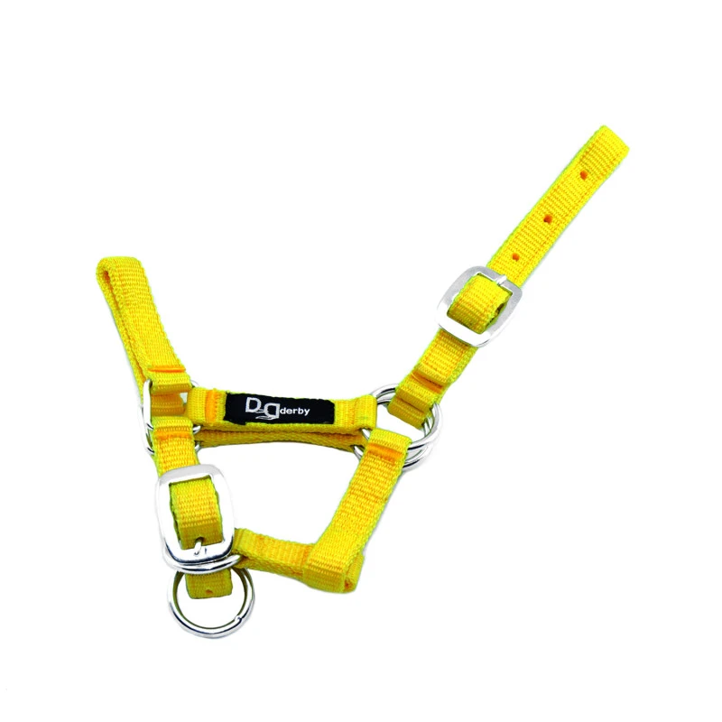 FOAL NYLON HALTER WITH DOUBLE ADJUSTMENT
