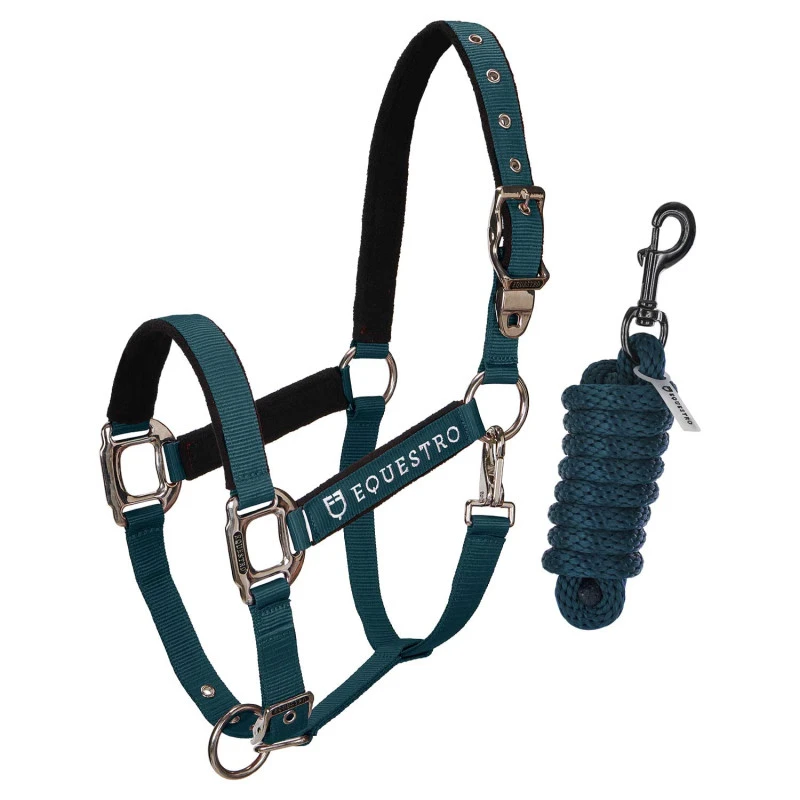 Padded double adjustment headcollar
