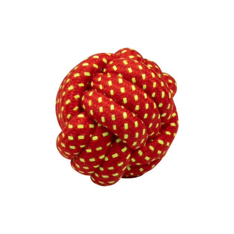 Kolorowa piłka z węzłem 9 cm