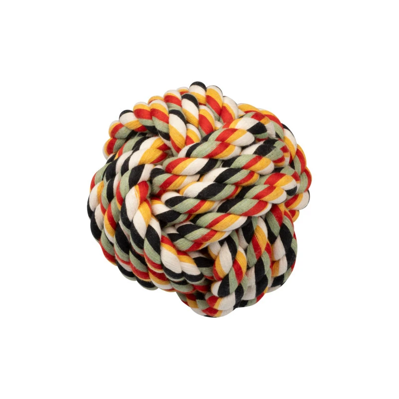 Kolorowa piłka z węzłem 15 cm