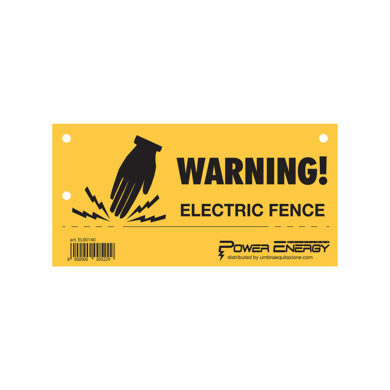 Warning Sign Electric Fence