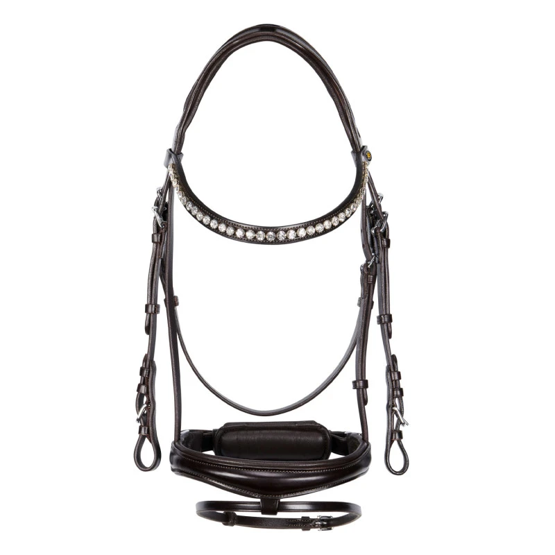 English leather bridle with glitter NEW