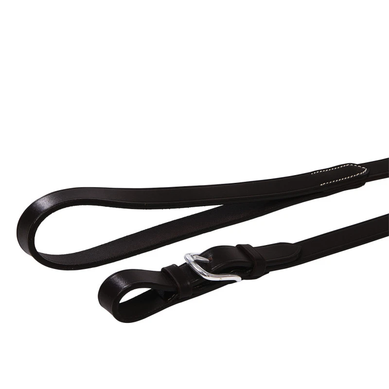 Lead rope with stable grip silver chain