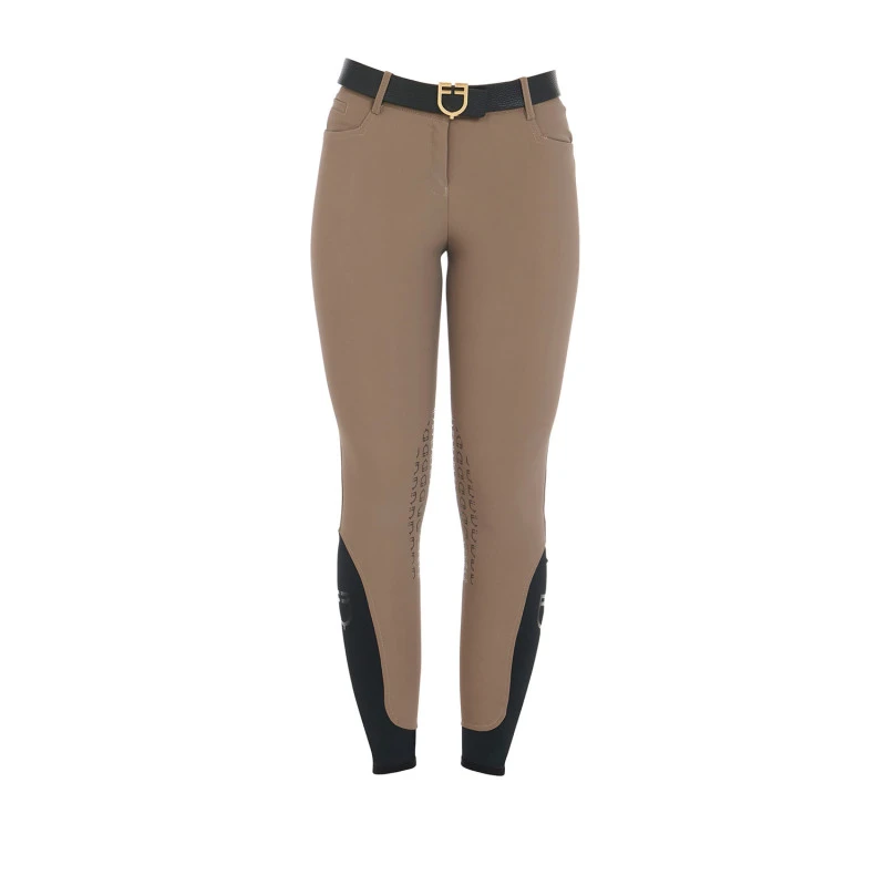 Pantalones de mujer slim fit grip con logo Equestro