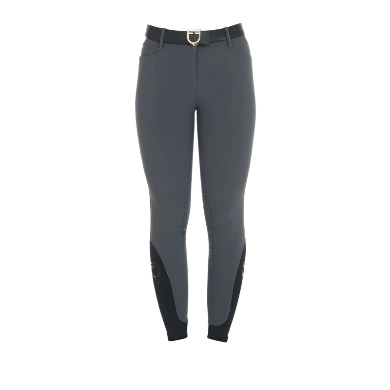 Pantalones de mujer slim fit grip con logo Equestro