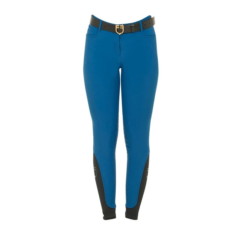 Pantalones de mujer slim fit grip con logo Equestro