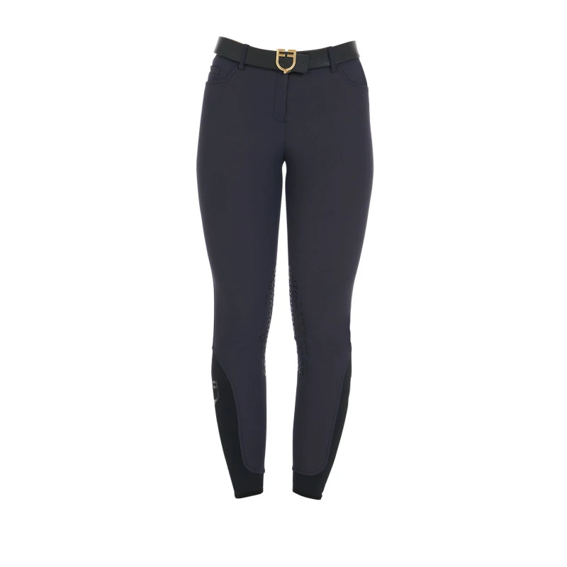 Pantalones de mujer slim fit grip con logo Equestro