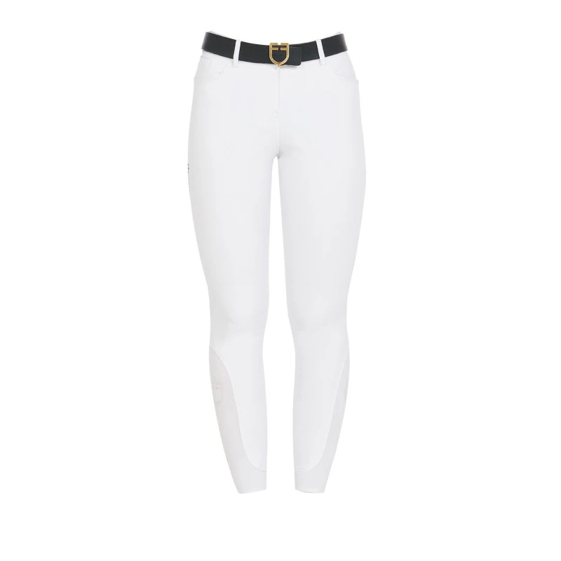 Pantalones de mujer slim fit grip con logo Equestro