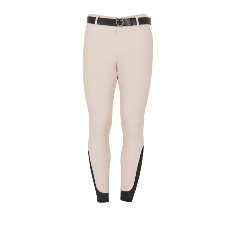 Heren slim fit rijbroek met full grip