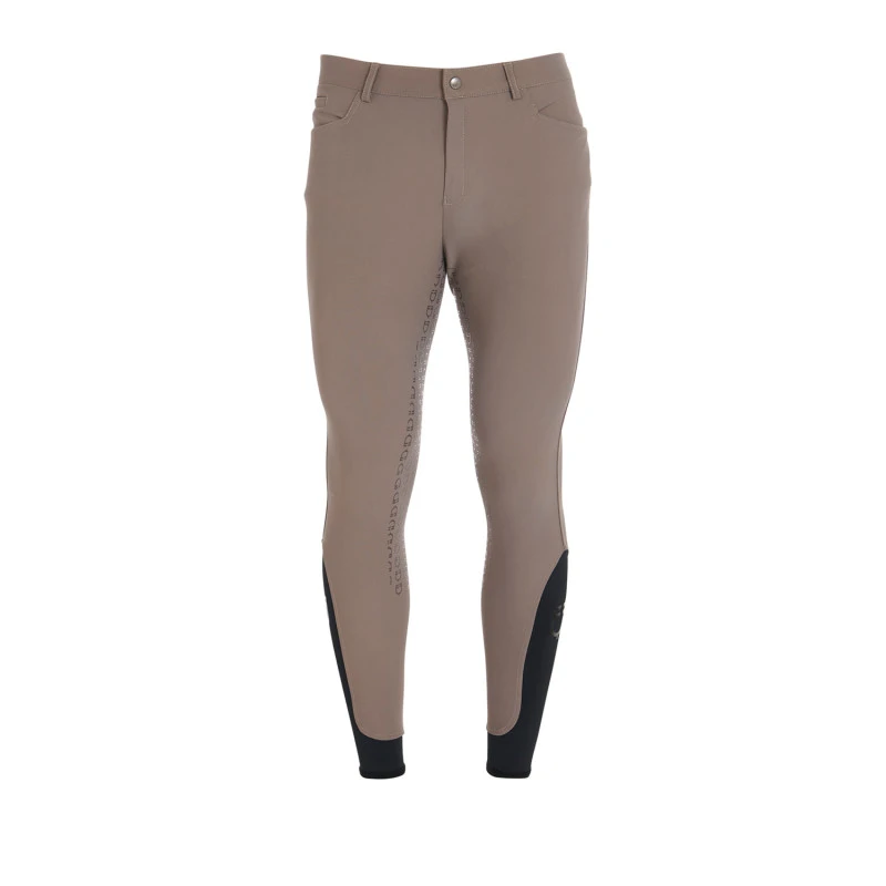 Heren slim fit rijbroek met full grip