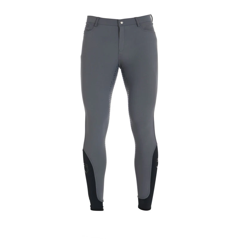 Heren slim fit rijbroek met full grip