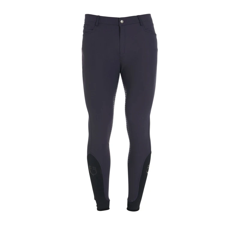 Heren slim fit rijbroek met full grip