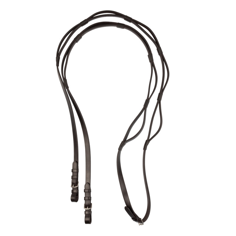 English leather reins with stainless steel handles and buckles