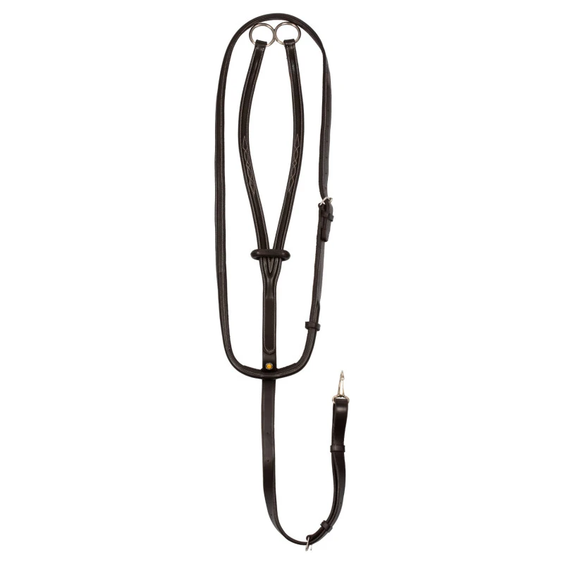 Martingal-Halsband mit Kontrastnaht