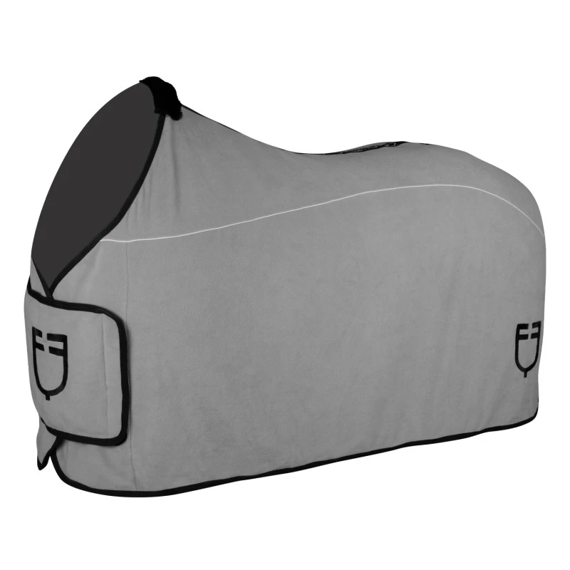 Fleece rug with flap front closure