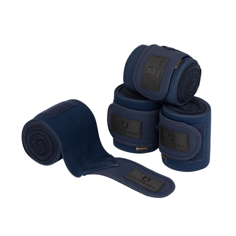 Fleece working bandages with elastic