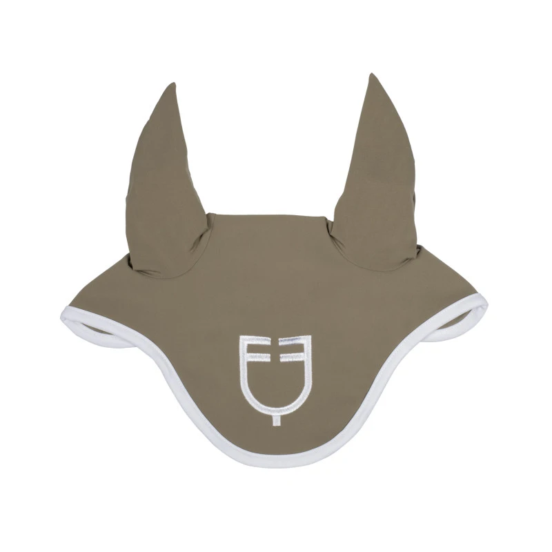 Weiße Linien Edition Fliegenhaube aus Stretchmaterial