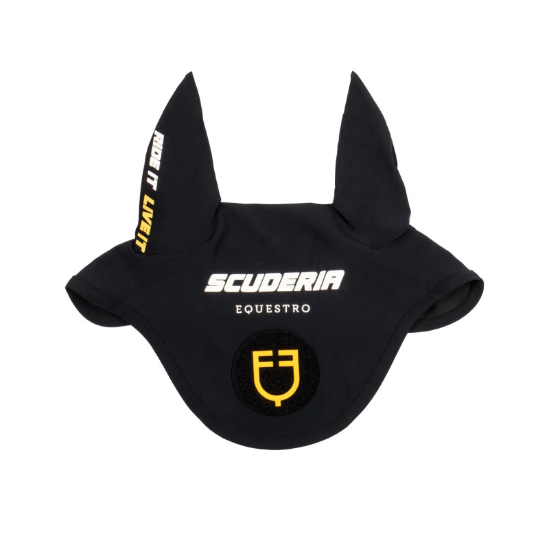 Cuffietta tessuto tecnico con patch Scuderia Equestro