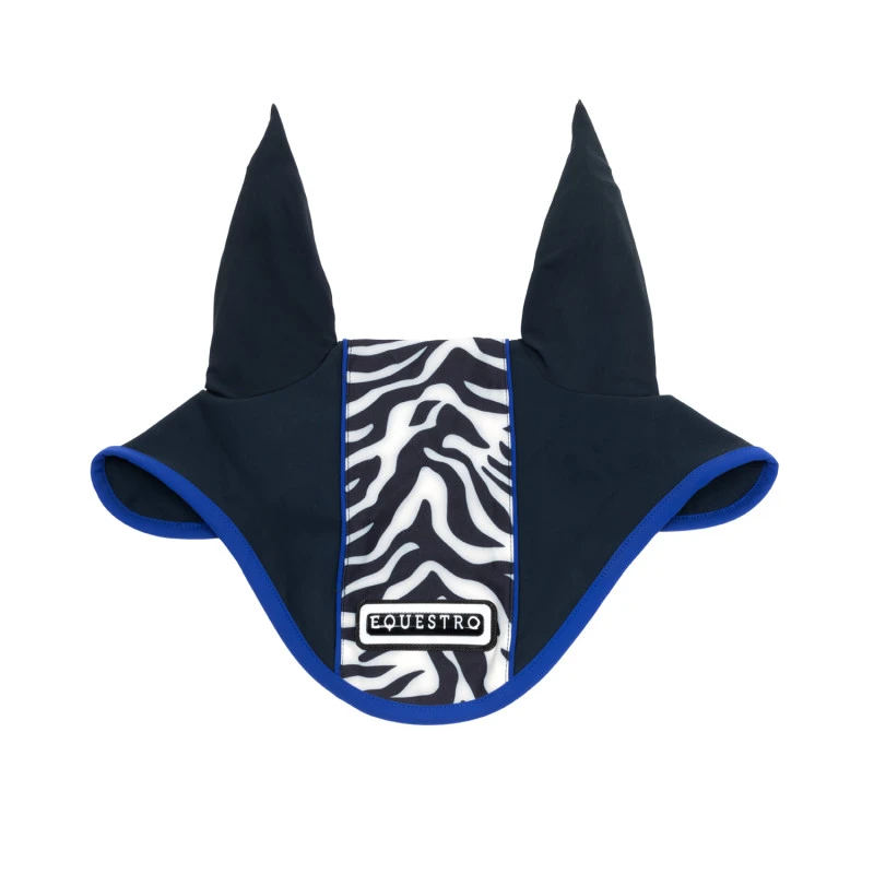 Fliegenhaube aus technischem Gewebe mit Zebra-Mittelband