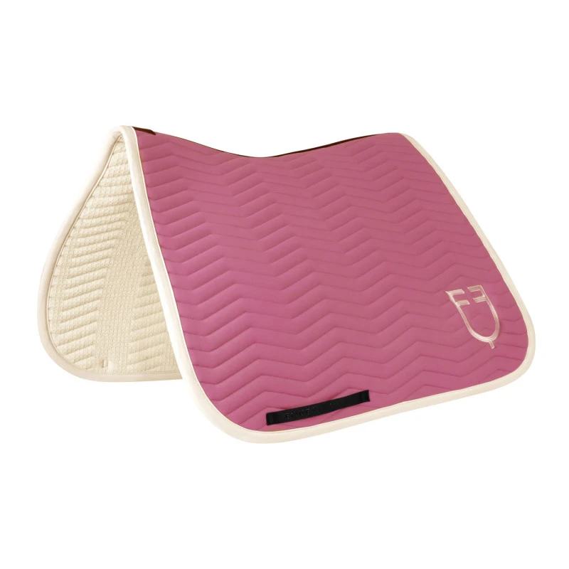 Wave Quilting dressage saddle pad in technical fabric