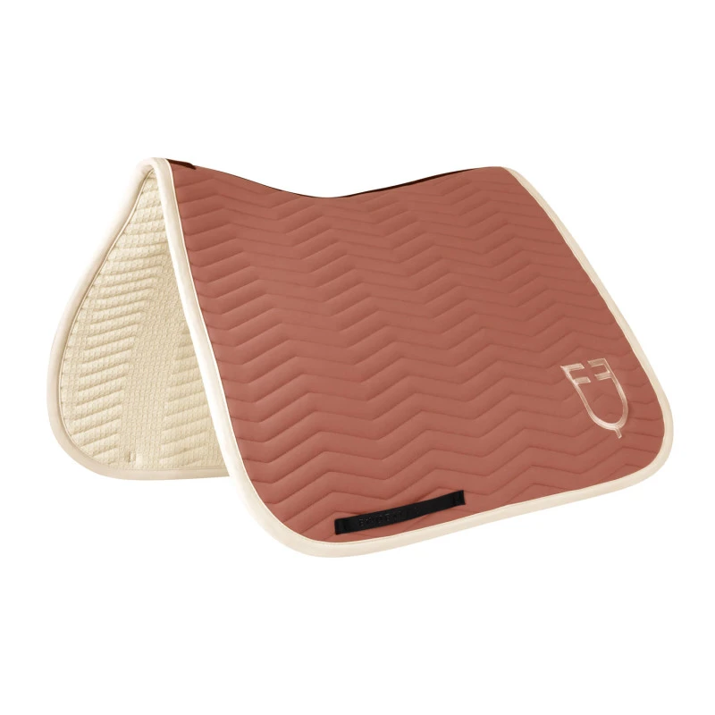 Wave Quilting dressage saddle pad in technical fabric