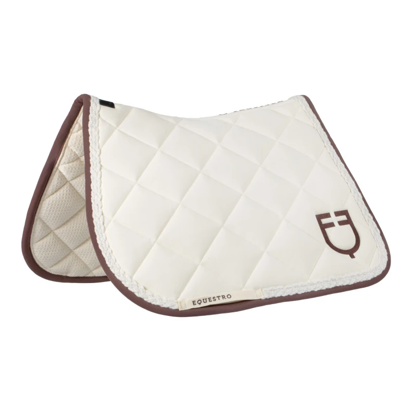 Braided cord jumping saddle pad