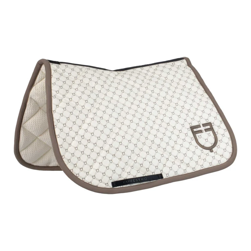 Springendes Monogramm-Print-Sattelkissen