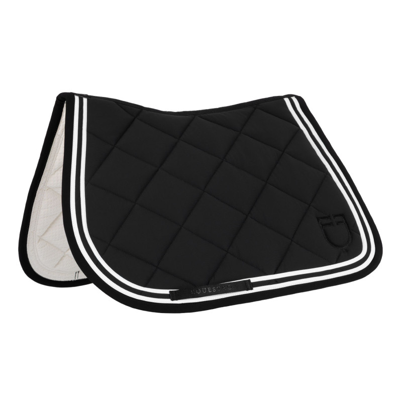 Double Stripes jumping saddle pad in technical fabric