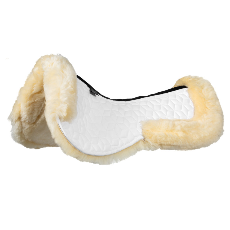 Technical fabric pad with sheepskin