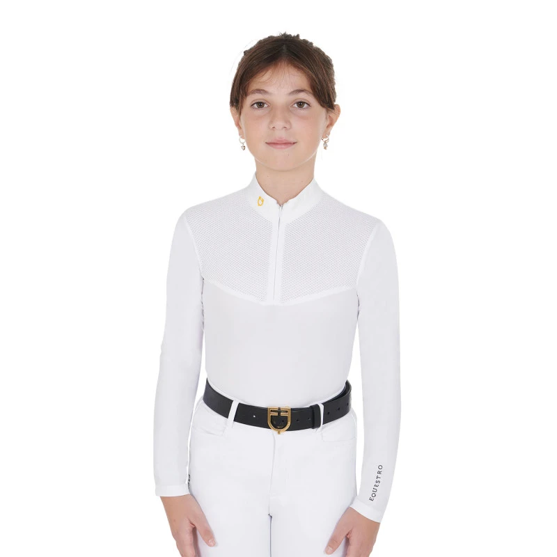 Polo de niña de manga larga