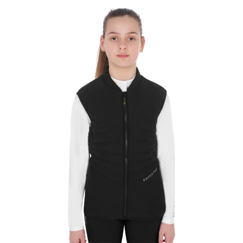 Mädchen-Slim-Fit-Weste aus Funktionsstoff
