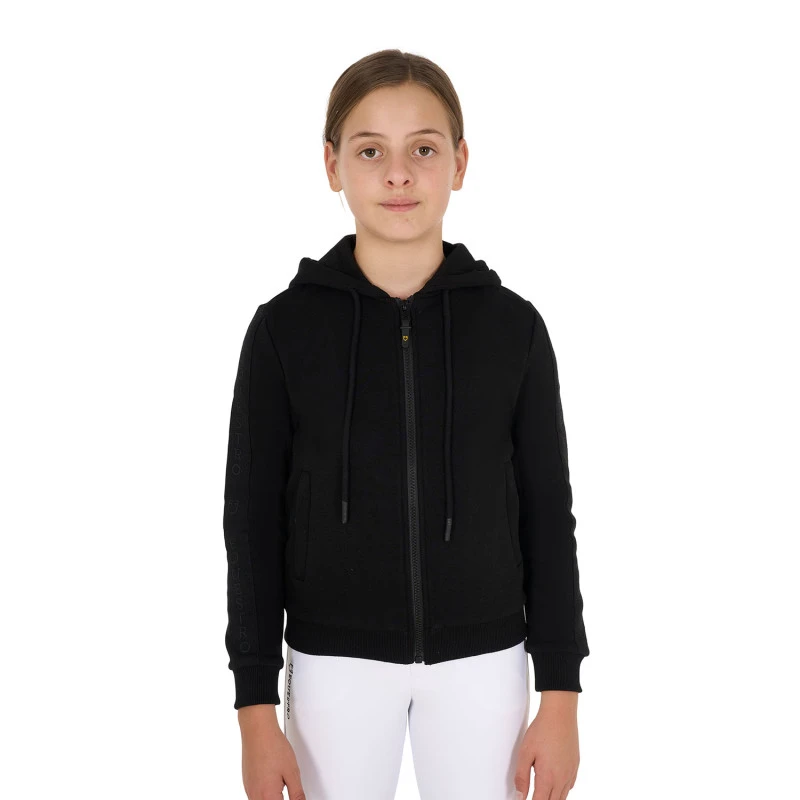 Girls' full zip sweatshirt inner fleece