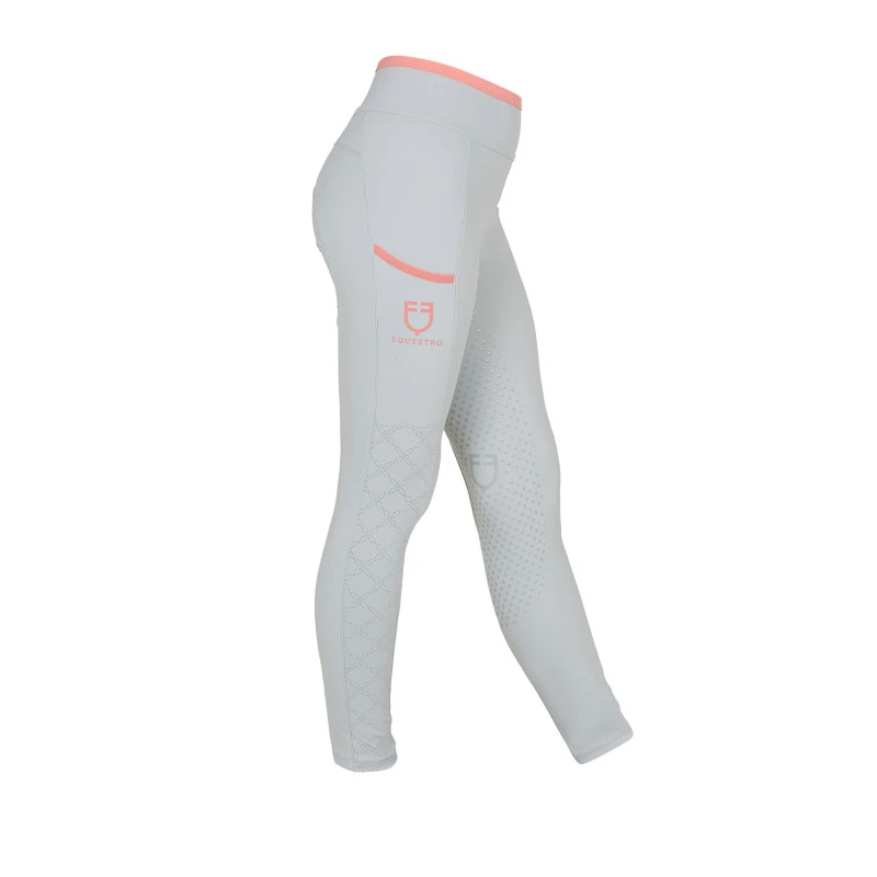 Girls' leggings with perforated decorations