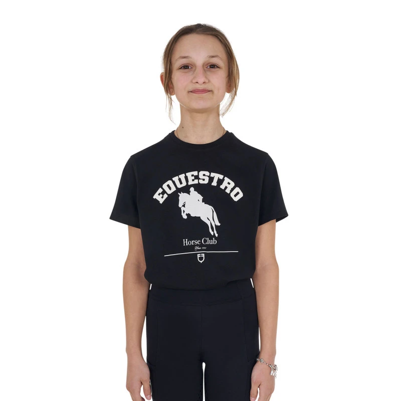 Meisjes Jumping Horse Club katoenen T-shirt