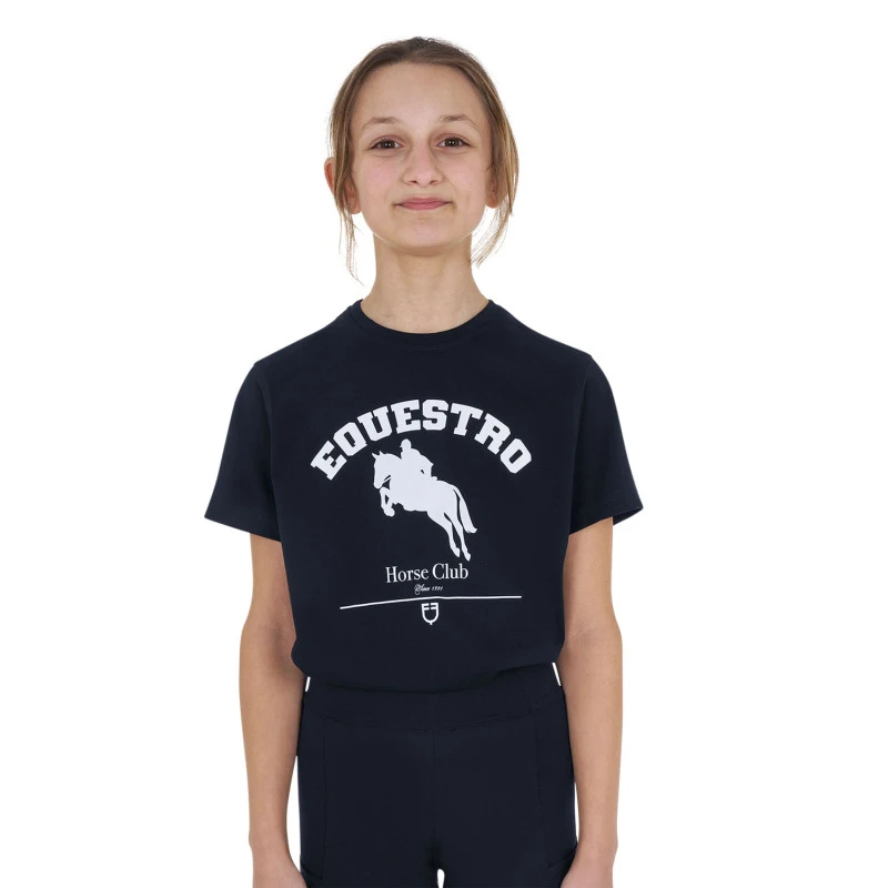 Meisjes Jumping Horse Club katoenen T-shirt