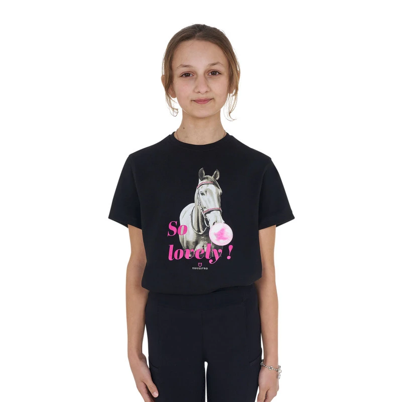 Meisjes' zo lieve katoenen T-shirt