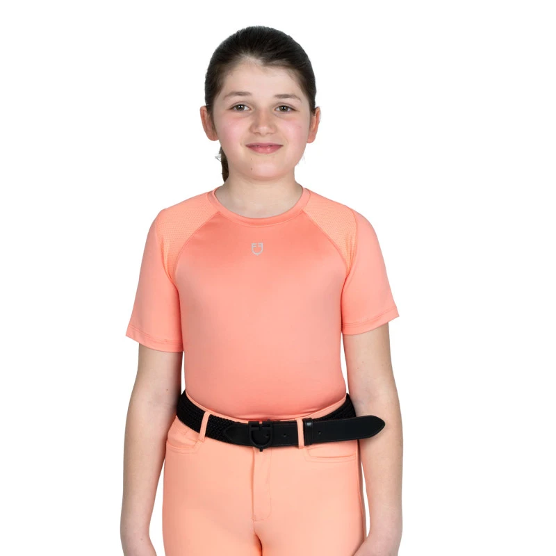 Kinder trainings-T-shirt van technisch materiaal