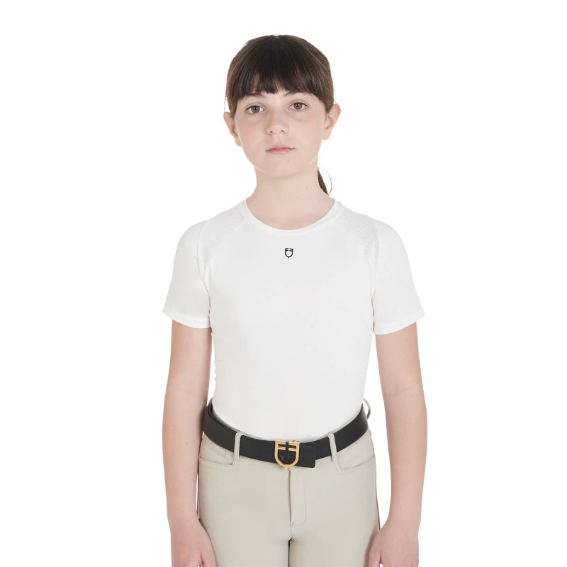 Kinder trainings-T-shirt van technisch materiaal