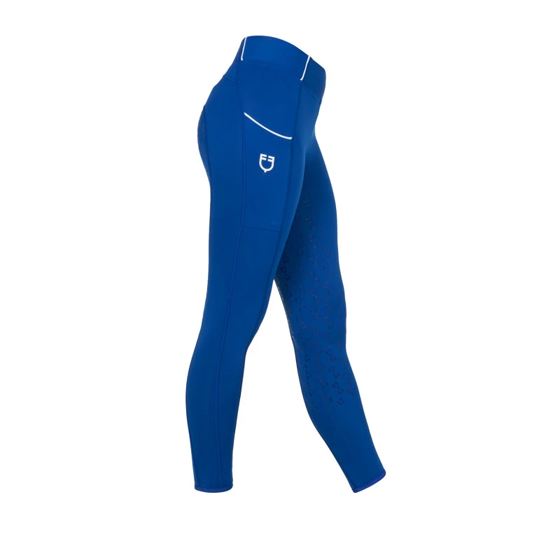 Girls' slim fit grip leggings with logo