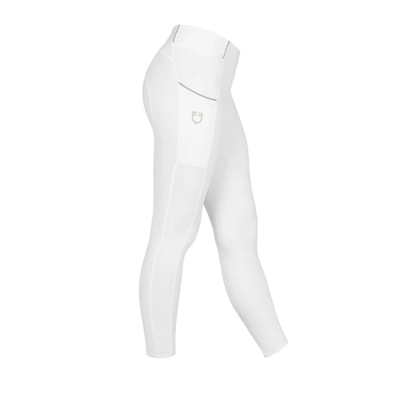 Mädchen-Slim-Fit-Greifleggings mit Logo